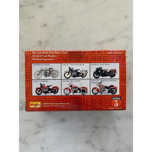 NIB Harley Davidson Model Maisto 1:18 Series 5 Motorcycle Toy - Picture 5 of 6